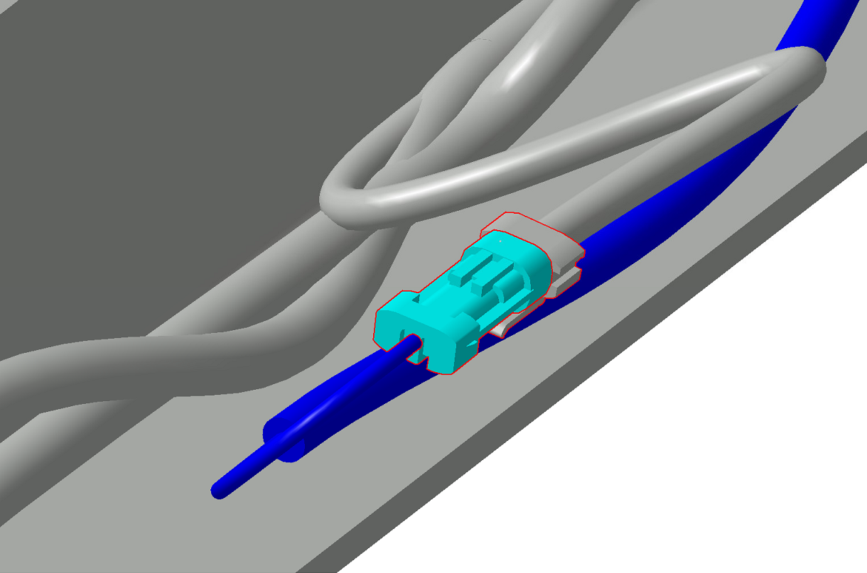 108SD EPA10 Park Brake Interlock Chassis Connection View