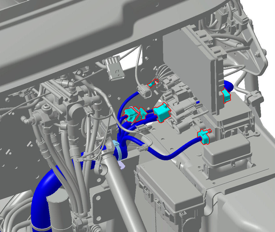 108SD EPA10 Chassis Forward: Frontwall View (Inner)