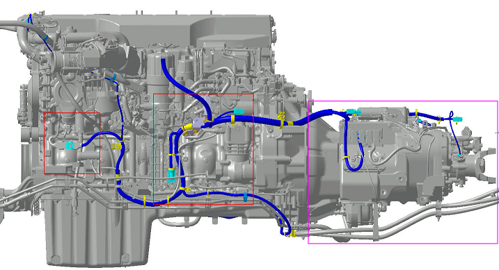 Western Star 4900 EPA 2010 - Detroit Diesel DD13 Engine